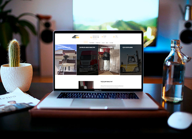 Yeşilçam Nakliyat website görünümü
